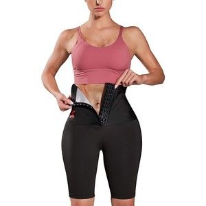 KUMAYES Sauna Shorts for Women High Waist Slimming Shorts X-Large XL